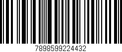 Código de barras (EAN, GTIN, SKU, ISBN): '7898599224432'