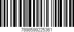 Código de barras (EAN, GTIN, SKU, ISBN): '7898599225361'