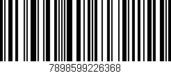 Código de barras (EAN, GTIN, SKU, ISBN): '7898599226368'