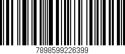 Código de barras (EAN, GTIN, SKU, ISBN): '7898599226399'