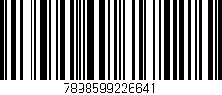 Código de barras (EAN, GTIN, SKU, ISBN): '7898599226641'