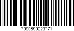 Código de barras (EAN, GTIN, SKU, ISBN): '7898599226771'