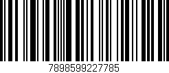 Código de barras (EAN, GTIN, SKU, ISBN): '7898599227785'