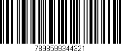 Código de barras (EAN, GTIN, SKU, ISBN): '7898599344321'