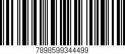 Código de barras (EAN, GTIN, SKU, ISBN): '7898599344499'