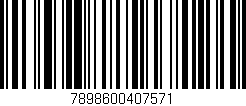 Código de barras (EAN, GTIN, SKU, ISBN): '7898600407571'
