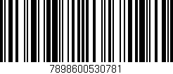 Código de barras (EAN, GTIN, SKU, ISBN): '7898600530781'