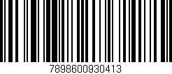 Código de barras (EAN, GTIN, SKU, ISBN): '7898600930413'