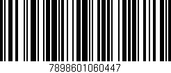 Código de barras (EAN, GTIN, SKU, ISBN): '7898601060447'