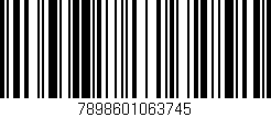 Código de barras (EAN, GTIN, SKU, ISBN): '7898601063745'