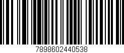 Código de barras (EAN, GTIN, SKU, ISBN): '7898602440538'