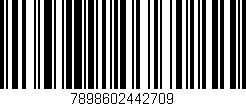 Código de barras (EAN, GTIN, SKU, ISBN): '7898602442709'