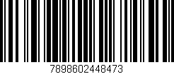 Código de barras (EAN, GTIN, SKU, ISBN): '7898602448473'