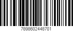 Código de barras (EAN, GTIN, SKU, ISBN): '7898602448701'