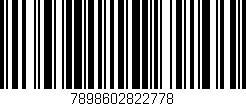 Código de barras (EAN, GTIN, SKU, ISBN): '7898602822778'