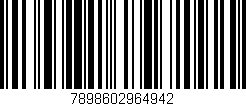 Código de barras (EAN, GTIN, SKU, ISBN): '7898602964942'