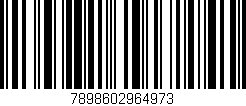 Código de barras (EAN, GTIN, SKU, ISBN): '7898602964973'