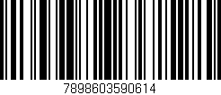 Código de barras (EAN, GTIN, SKU, ISBN): '7898603590614'