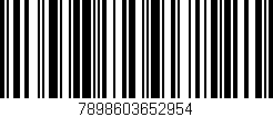 Código de barras (EAN, GTIN, SKU, ISBN): '7898603652954'