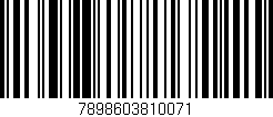 Código de barras (EAN, GTIN, SKU, ISBN): '7898603810071'
