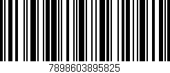 Código de barras (EAN, GTIN, SKU, ISBN): '7898603895825'