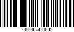 Código de barras (EAN, GTIN, SKU, ISBN): '7898604430803'