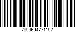 Código de barras (EAN, GTIN, SKU, ISBN): '7898604771197'