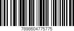 Código de barras (EAN, GTIN, SKU, ISBN): '7898604775775'