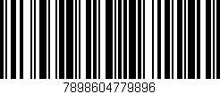 Código de barras (EAN, GTIN, SKU, ISBN): '7898604779896'
