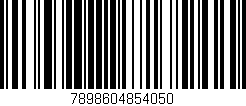 Código de barras (EAN, GTIN, SKU, ISBN): '7898604854050'