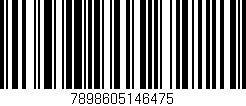 Código de barras (EAN, GTIN, SKU, ISBN): '7898605146475'