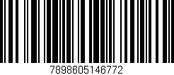 Código de barras (EAN, GTIN, SKU, ISBN): '7898605146772'