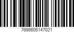 Código de barras (EAN, GTIN, SKU, ISBN): '7898605147021'
