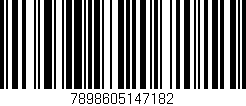 Código de barras (EAN, GTIN, SKU, ISBN): '7898605147182'