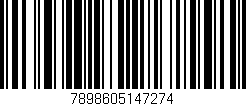 Código de barras (EAN, GTIN, SKU, ISBN): '7898605147274'