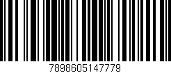 Código de barras (EAN, GTIN, SKU, ISBN): '7898605147779'