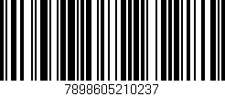 Código de barras (EAN, GTIN, SKU, ISBN): '7898605210237'