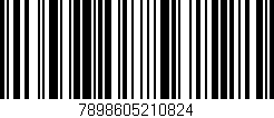 Código de barras (EAN, GTIN, SKU, ISBN): '7898605210824'