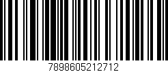 Código de barras (EAN, GTIN, SKU, ISBN): '7898605212712'