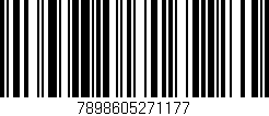 Código de barras (EAN, GTIN, SKU, ISBN): '7898605271177'