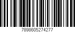 Código de barras (EAN, GTIN, SKU, ISBN): '7898605274277'