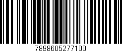 Código de barras (EAN, GTIN, SKU, ISBN): '7898605277100'