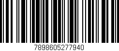 Código de barras (EAN, GTIN, SKU, ISBN): '7898605277940'
