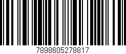 Código de barras (EAN, GTIN, SKU, ISBN): '7898605278817'