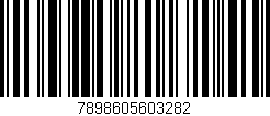 Código de barras (EAN, GTIN, SKU, ISBN): '7898605603282'
