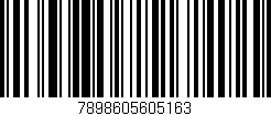 Código de barras (EAN, GTIN, SKU, ISBN): '7898605605163'