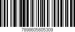 Código de barras (EAN, GTIN, SKU, ISBN): '7898605605309'