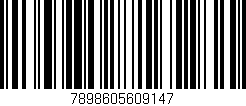 Código de barras (EAN, GTIN, SKU, ISBN): '7898605609147'