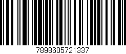 Código de barras (EAN, GTIN, SKU, ISBN): '7898605721337'