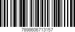 Código de barras (EAN, GTIN, SKU, ISBN): '7898606713157'